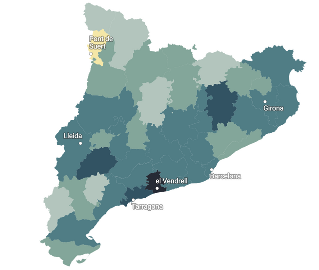 Les Garrigues, comarca que més cotitzadors guanya