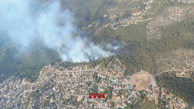 Les Garrigues, en perill màxim d'incendi avui