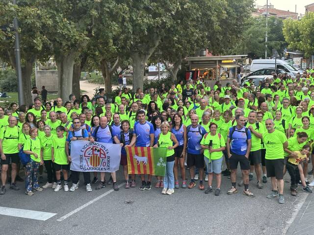 Més de 400 participants en la quarta Caminada dels Desitjos