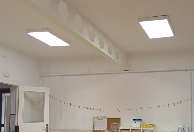 Millores en l'enllumenat de l'escola d'Arbeca