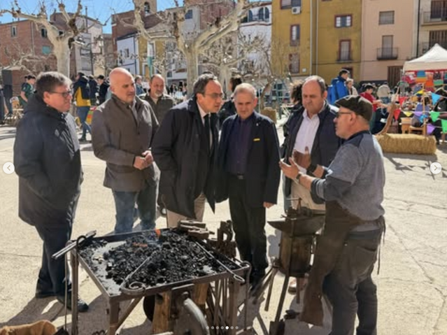 Mostra d'antics oficis a la IV Fira JocArt de Bovera