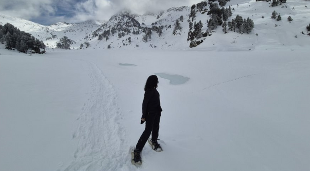 Mostra de les activitats del Centre Excursionista a la neu