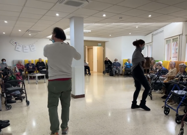 Musicoteràpia a la residència de Juneda