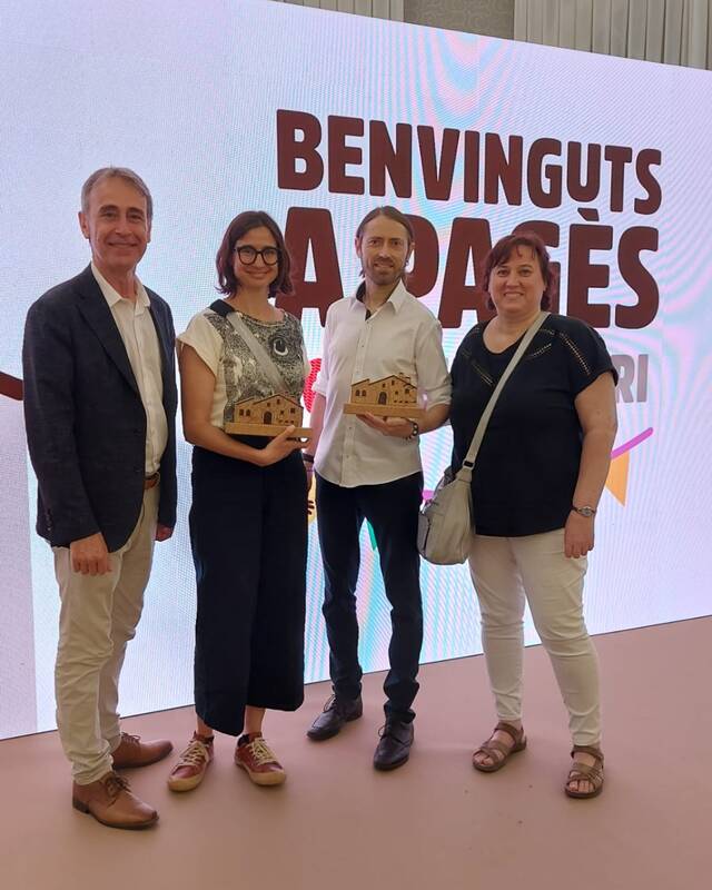 Reconeixement a tres entitats de les Garrigues a l'aniversari de Benvinguts a Pagès