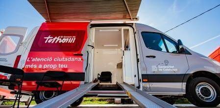 Ruta garriguenca de les oficines mòbils d'atenció ciutadana de la Generalitat