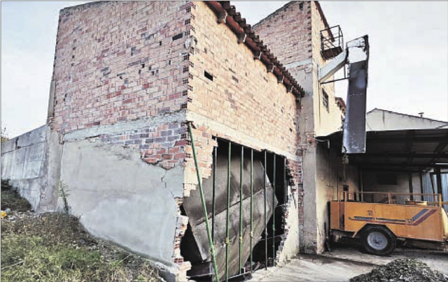 Un ensorrament inutilitza el trull de l’Espluga Calba