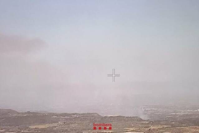 Un incendi de vegetació a l'Albi interromp l'alta velocitat entre Lleida i Tarragona