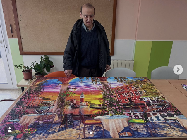 Un veí de Juneda finalitza un puzle de 4.000 peces