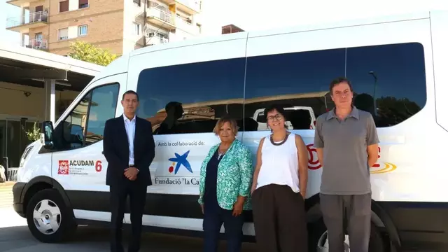 Acudam incorpora un nou vehicle amb l’ajuda de La Caixa