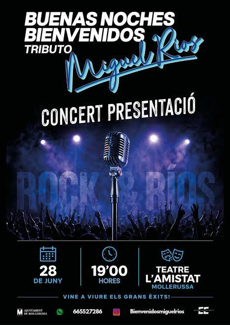 Concert tribut a Miguel Ríos a L'Amistat