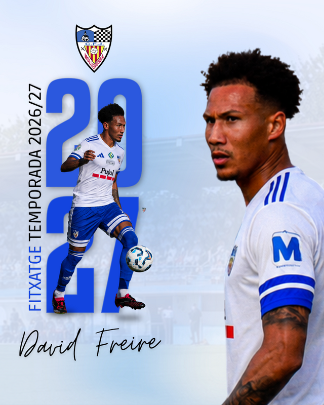 David Freire, nou jugador del CFJ Mollerussa!