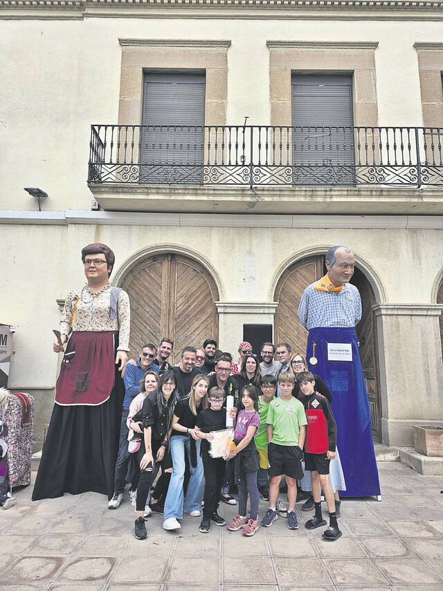 Deu anys de Tonet i Dolors en la Trobada Gegantera