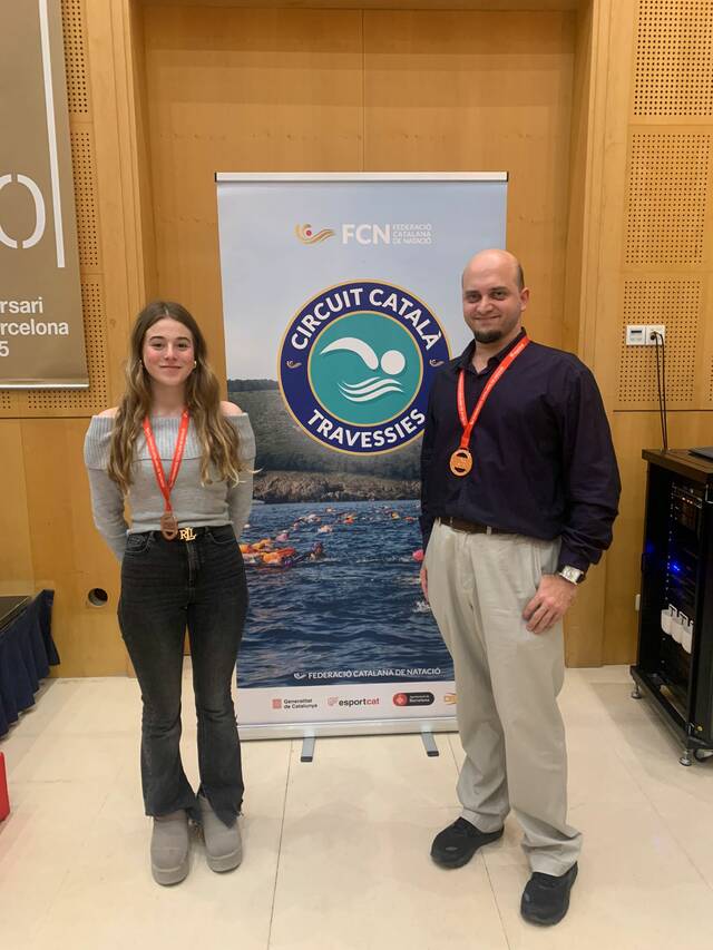 El Club Natació Mollerussa, protagonista en l’entrega de premis del Circuit Català de Travessies 2025