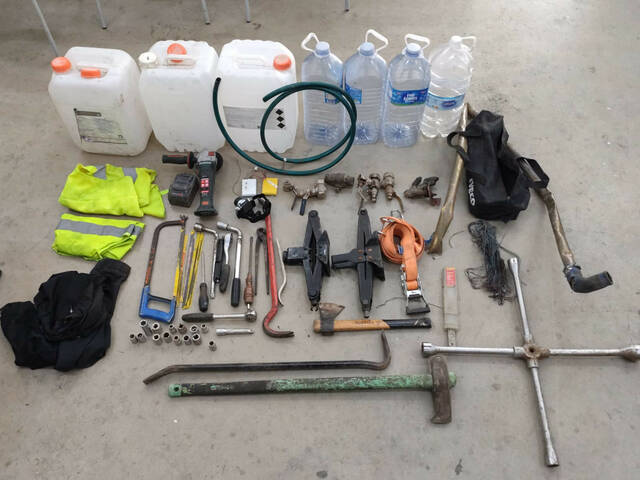 Enxampen tres homes quan intentaven robar en un polígon industrial del Pla d'Urgell