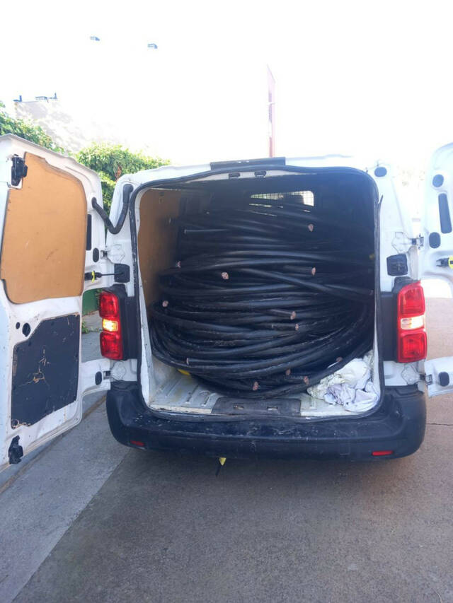 Enxampen tres persones que robaven cable de coure al Palau d'Anglesola fent-se passar per operaris de manteniment