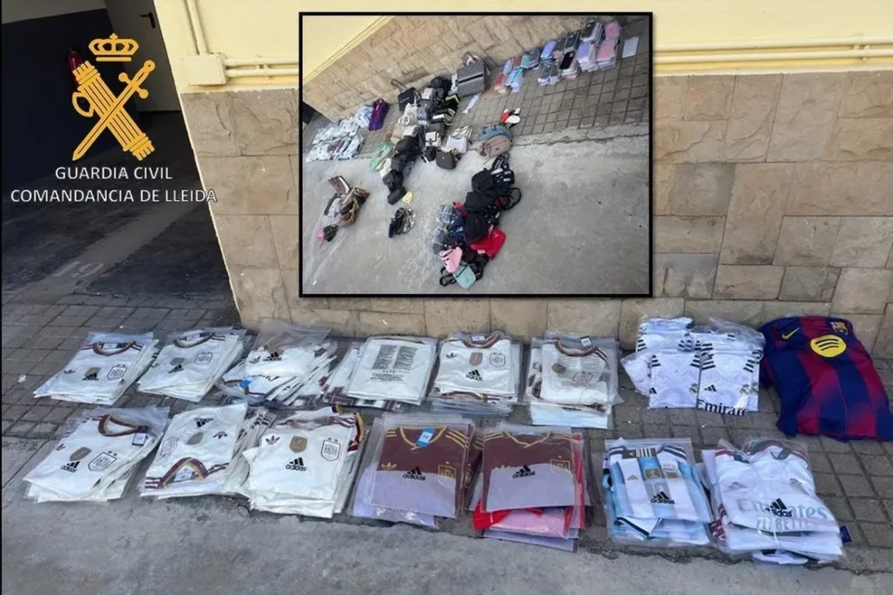 Intervinguda roba falsificada a Mollerussa i les Borges Blanques