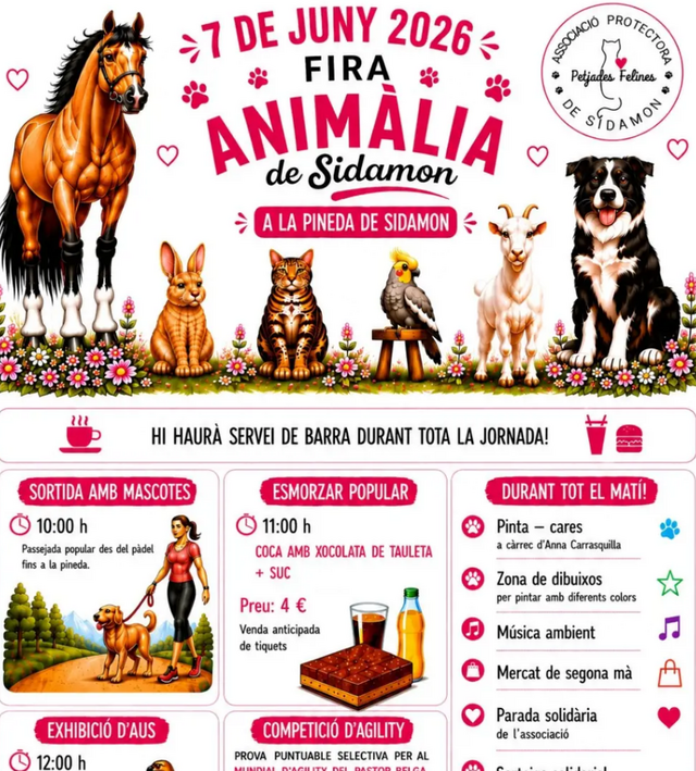 Jornada animalista amb desfilades diumenge