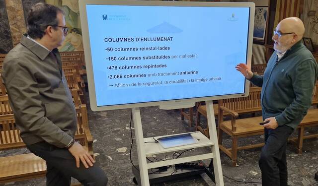 L’Ajuntament renovarà l’enllumenat públic per millorar prestacions i generar un estalvi de 375.000 anuals