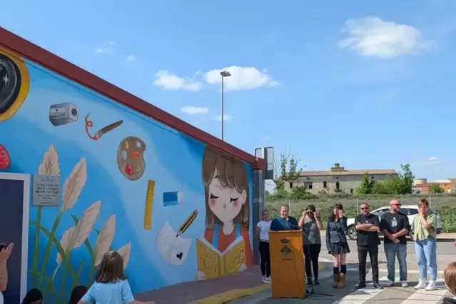 L’escola Mossèn Ton Clavé estrena mural