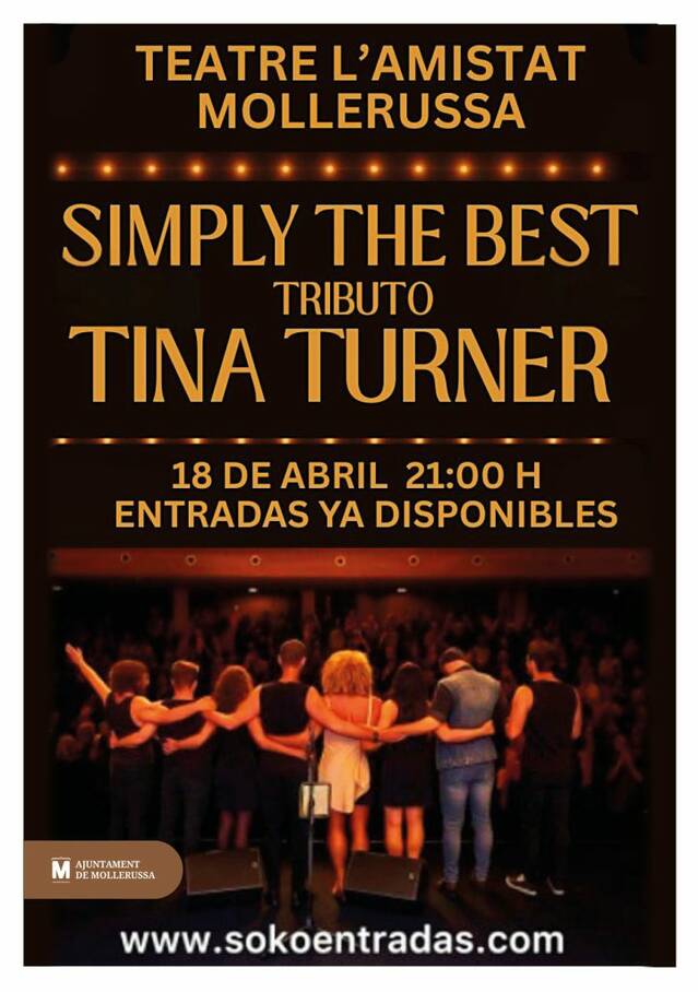 L’espectacle 'Simply The Best' demà al Teatre l'Amistat