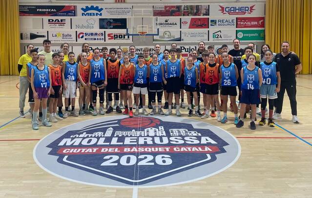 Mollerussa acull la concentració de seleccions catalanes minis dins els actes de la Ciutat del Bàsquet Català