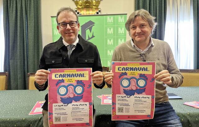 Mollerussa celebrarà el Carnaval el 14 de febrer amb una Gran Rua més àgil i la festa al pavelló amb sopar i concert