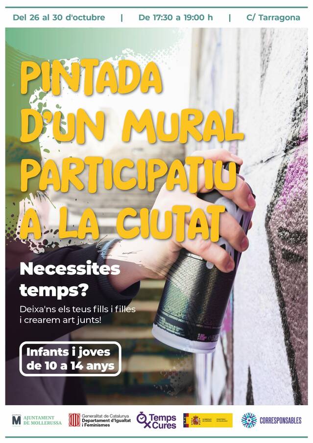 Mollerussa crearà un mural participatiu per celebrar la capitalitat com a Ciutat del Bàsquet Català 2026