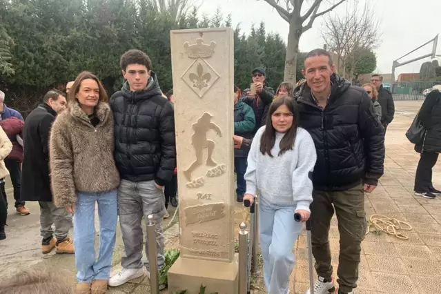 Monument als valors i l’esforç a l’atleta Raül Arenas a Bell-lloc