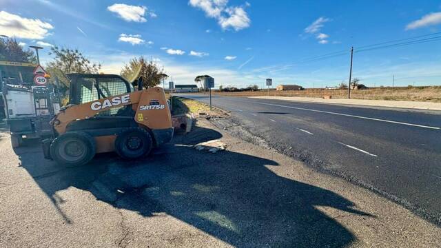 Reforç del ferm a la carretera de Barbens a Bellpuig