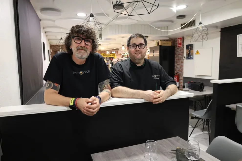 Relleu al restaurant L’Estoneta de Vilanova de Bellpuig