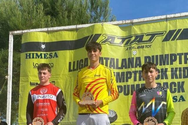 Roger del Corral finalitza tercer a la Copa Catalana de Pumptrack