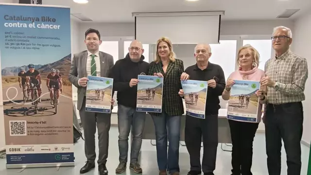 Sortida solidària Catalunya Bike contra el Càncer del CC Terraferma