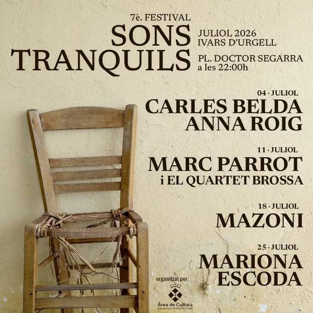 Tornen els Sons Tranquils amb Marc Parrot i Mazoni