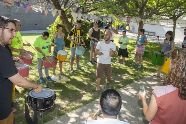 Batucada inclusiva amb Sound de Secà a Tàrrega