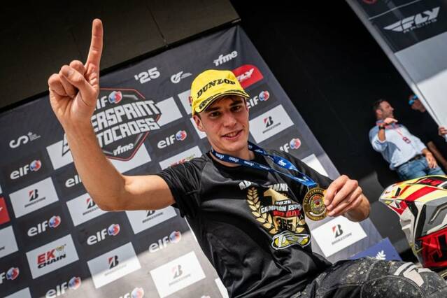 El bellpugenc Adrià Monné guanya per primer cop l’Estatal MX2