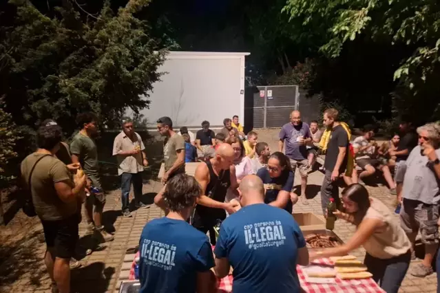 El foc trunca l’inici del Paupaterres de Tàrrega