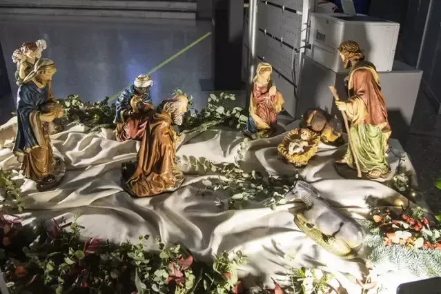 El pessebre de Tàrrega torna 6 anys després a l’ajuntament