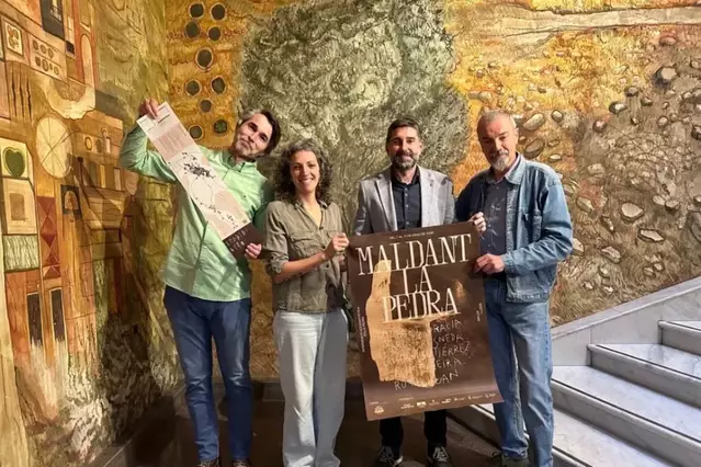 El VI Maldant la Pedra convida 5 escultors a treballar a Maldà