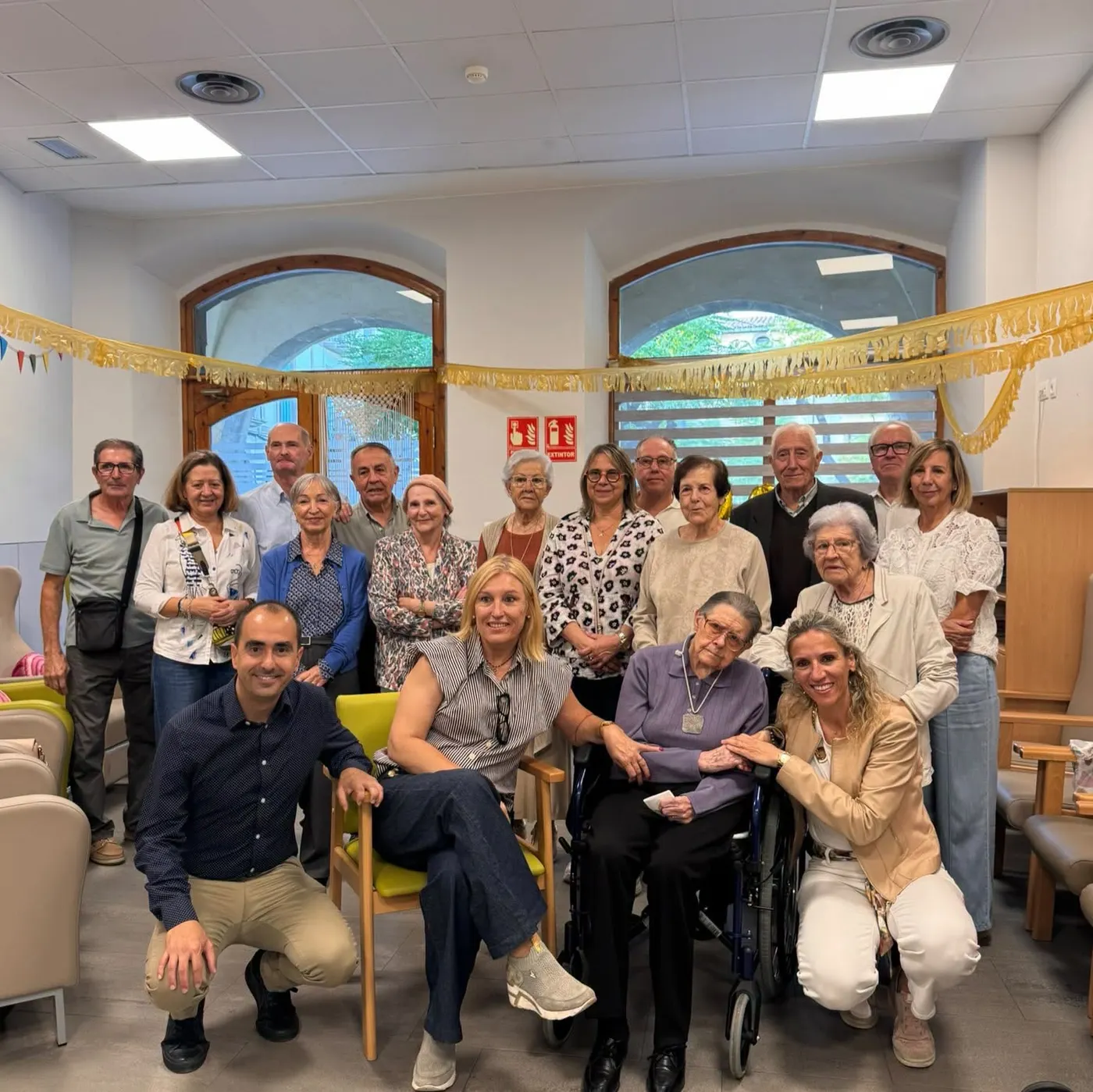 Hermínia Amigó Solé celebra el centenari en una residència d’Agramunt