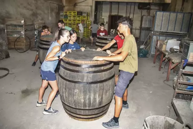 Joves de tot Catalunya restauren patrimoni a Tàrrega i Agramunt