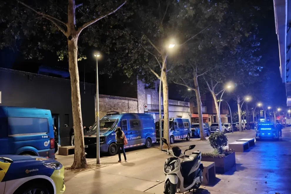 Macrocontrol policial en una zona de lleure nocturn de Tàrrega