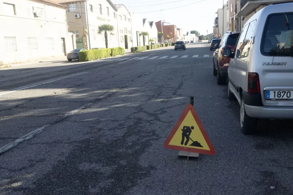 Obres per pacificar el trànsit a Bellpuig