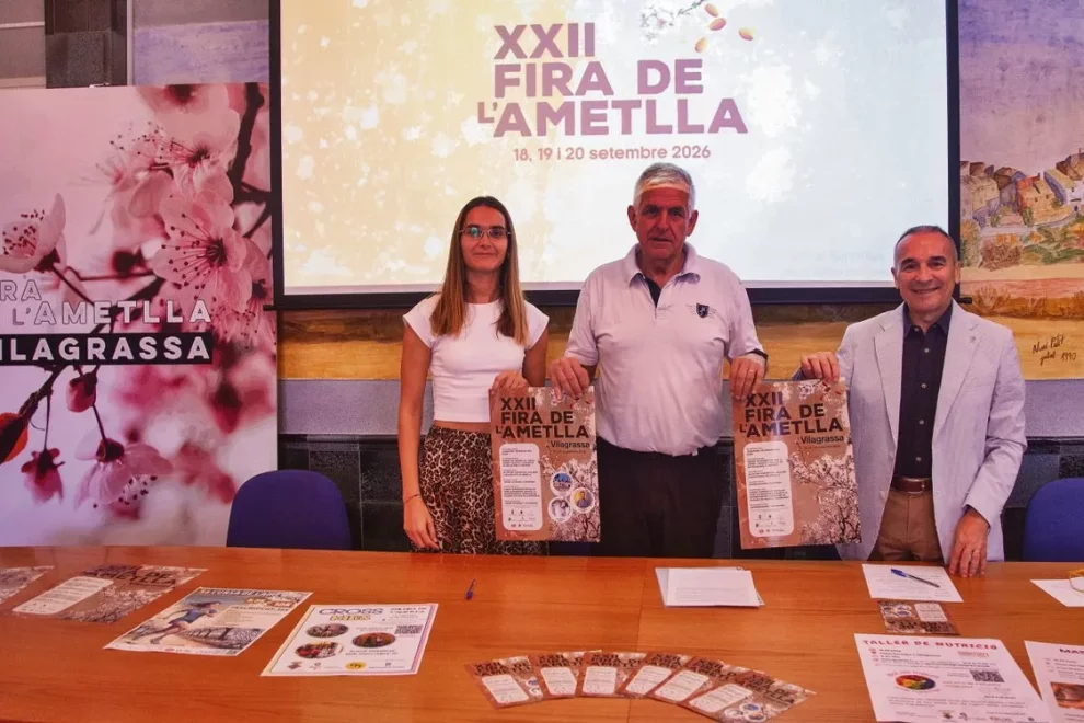 Se celebrarà a Vilagrassa del 18 al 20 de setembre. Hi participarà Ada Parellada i Mari Pau Huguet rebrà l’Ametlla de Plata