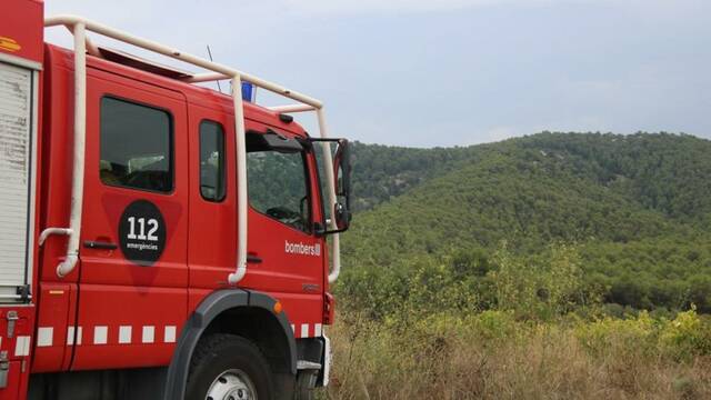 Sufoquen un incendi agrícola a Bellpuig