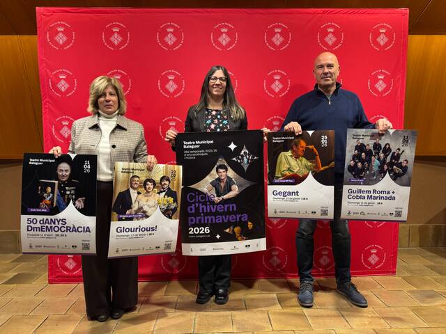 44 activitats al Teatre Municipal de Balaguer per a la temporada Hivern-Primavera