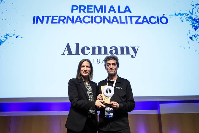 Alemany rep el Premi Internacionalització 2025 del Clúster Food Retail de Catalunya