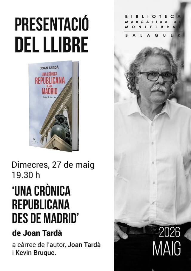 Balaguer acull la presentació del llibre de Joan Tardà