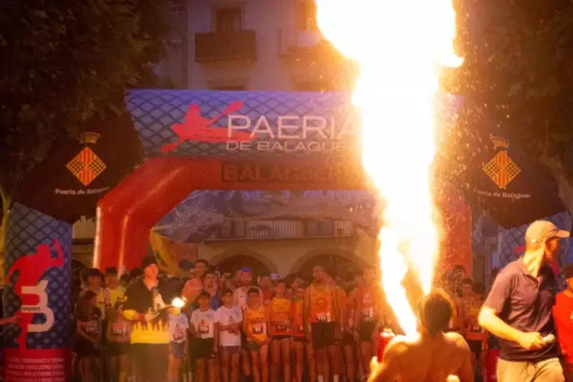 Bifet i Fernández guanyen una Cursa del Foc de Balaguer amb 250 inscrits