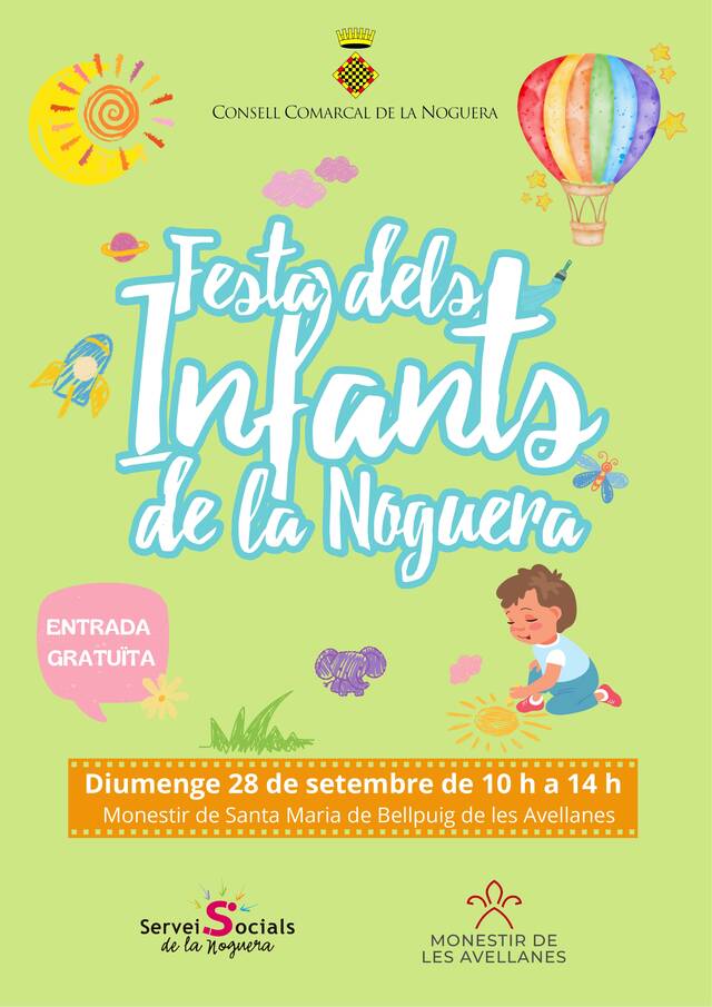Celebració de la 10a Festa dels Infants de la Noguera organitzada pels Serveis Socials del Consell Comarcal de la Noguera