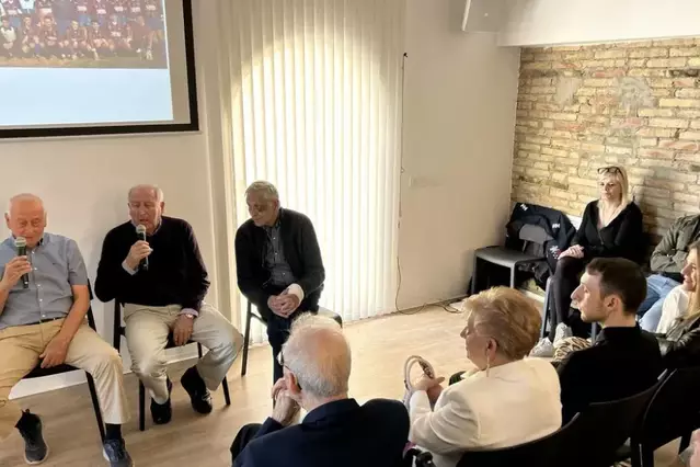 ‘Charly’ Rexach, a la presentació del llibre sobre el futbol a Térmens